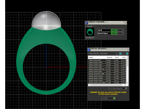 A100-44-rings 3D Print Model