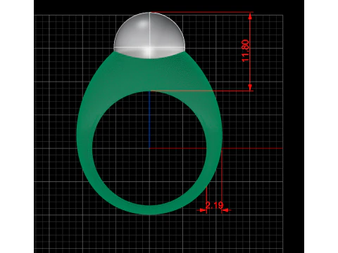 A100-44-rings 3D Print Model