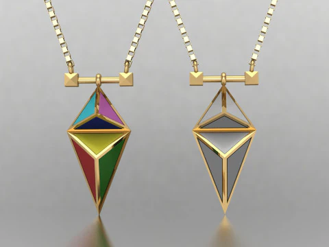 A100-19-pendentif Modèles 3D en vedette