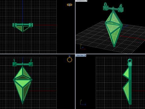 A100-19-pendant 3D Druckmodell