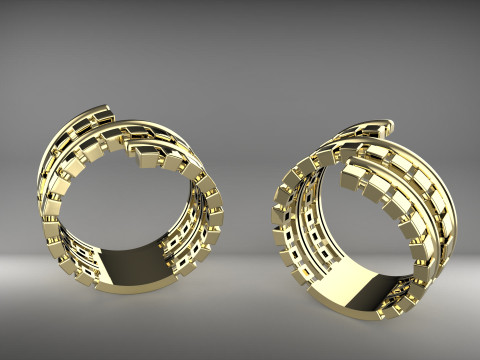 A100-20-ring 3Dプリントモデル
