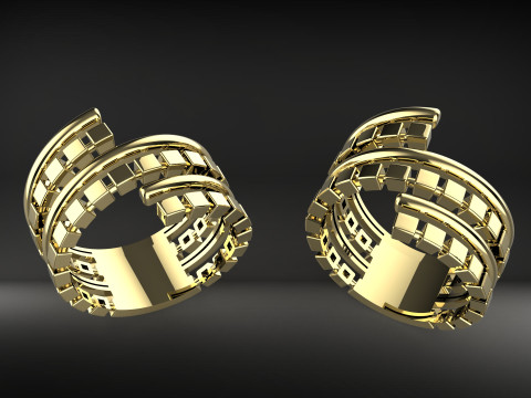 A100-20-ring 3Dプリントモデル