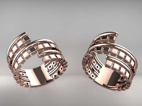 A100-20-ring 3Dプリントモデル