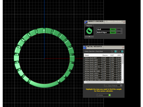 A100-20-ring 3Dプリントモデル