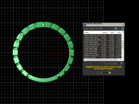 A100-20-ring 3Dプリントモデル