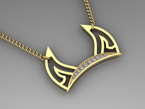 A100-24-pendant 3Dプリントモデル