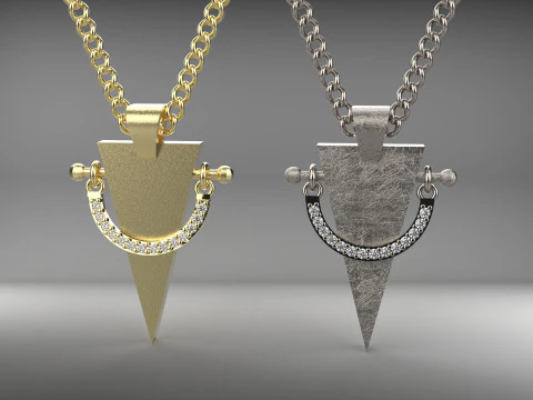 A100-2-pendentif Modèles 3D en vedette