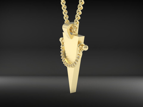 A100-2-pendant Model Cetak 3D