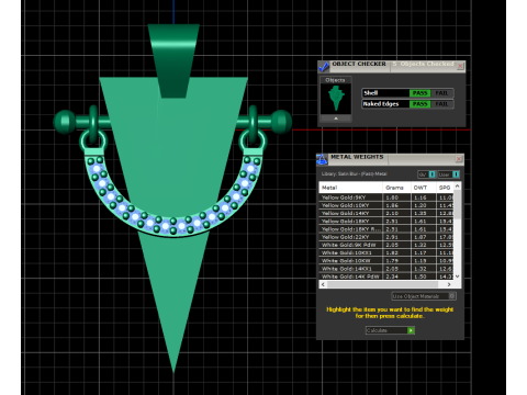 A100-2-pendant Model Cetak 3D