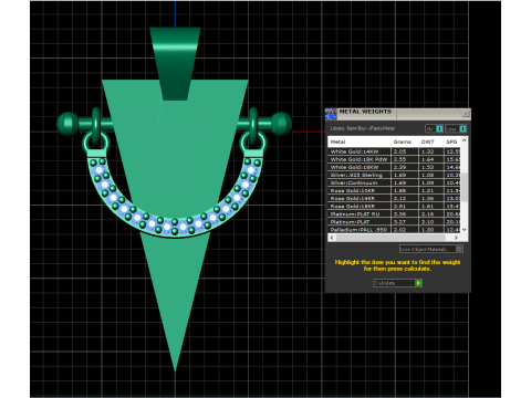 A100-2-pendant Model Cetak 3D