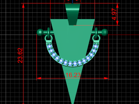 A100-2-pendant Model Cetak 3D