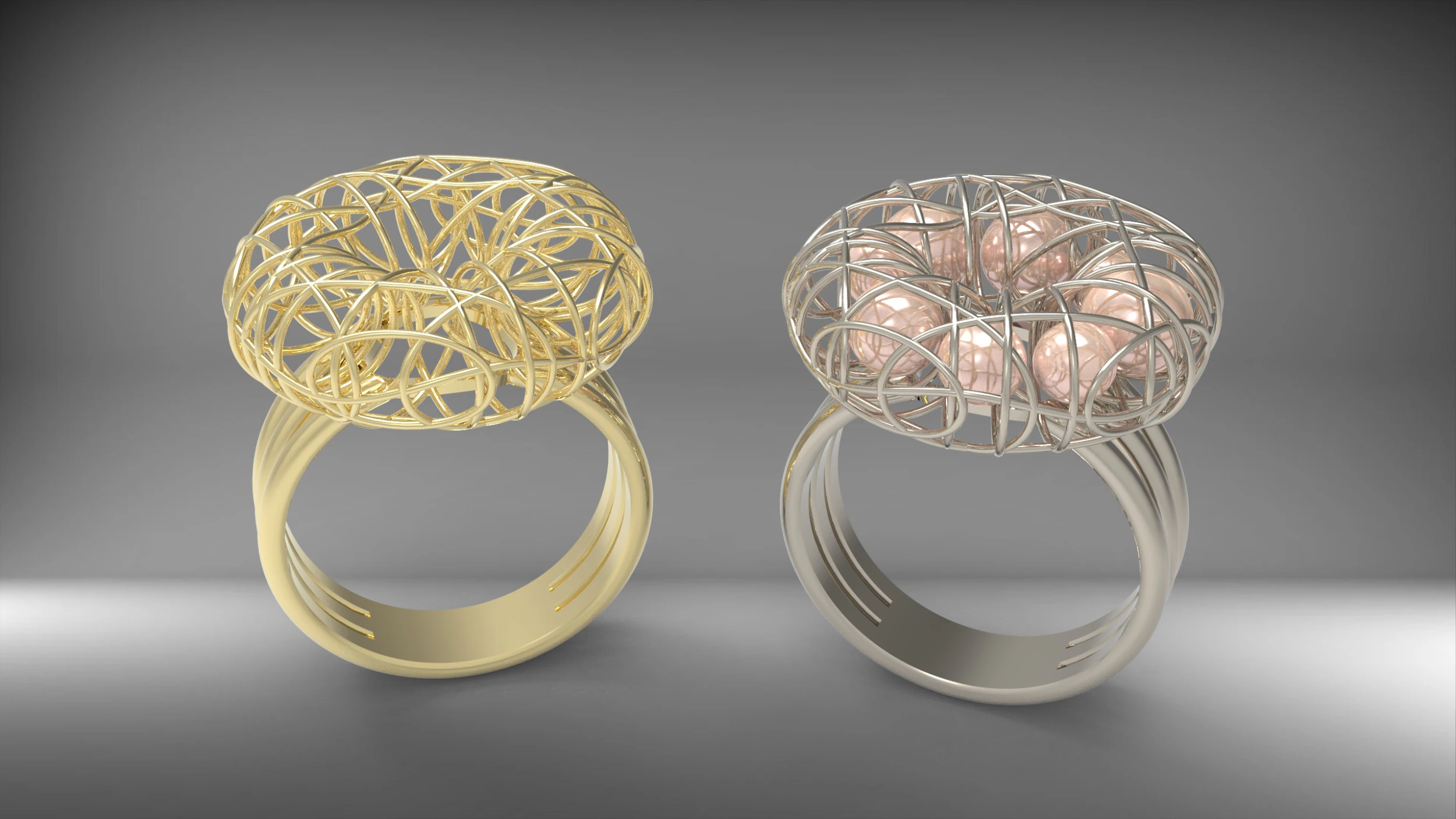 A100-26-ring 3D Print Model .c4d .max .obj .3ds .fbx .stl .blend 