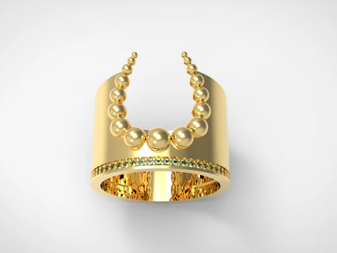 A100-29-rings 3D Print Model
