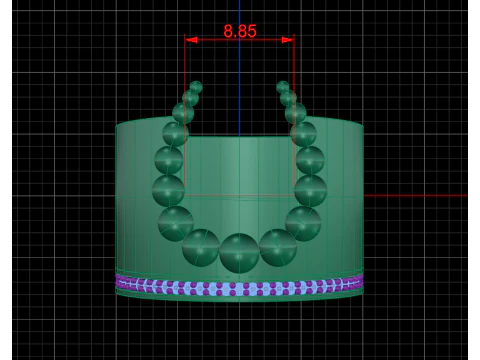 A100-29-rings 3D Print Model