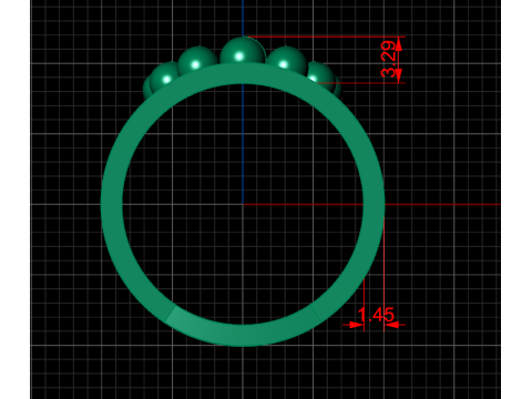 A100-29-rings 3D Принт Модель