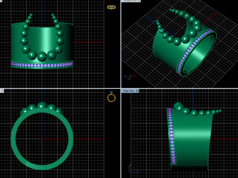 A100-29-rings 3D Принт Модель