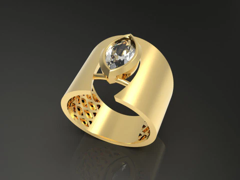 A100-22-रिंग्स 3D प्रिंट मॉडल