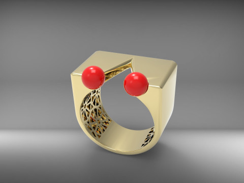 A100-34-rings 3D-printmodel