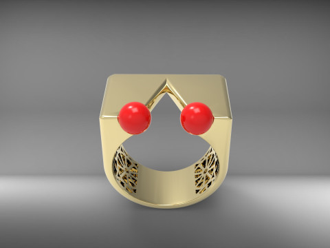 A100-34-rings 3D-printmodel