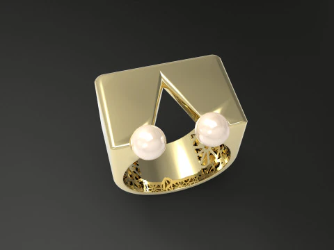 A100-34-rings 3D Print Model