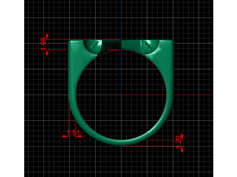 A100-34-rings 3D-printmodel