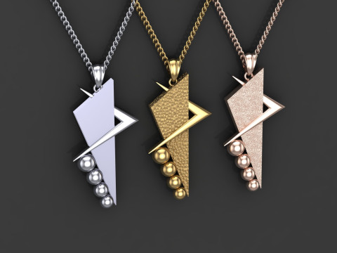 A100-33-pendant 3Dプリントモデル