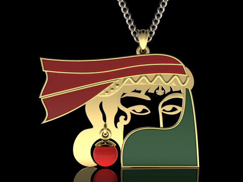 A100-35-pendant Model do druku 3D