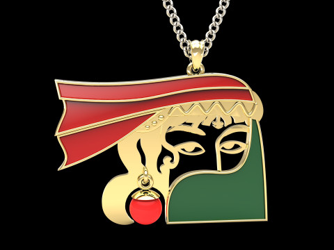 A100-35-pendant Model do druku 3D