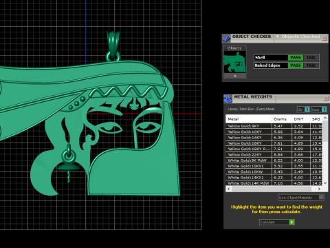 A100-35-pendant Model do druku 3D