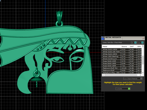 A100-35-pendant Model do druku 3D