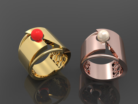 A100-37-rings 3D Baskı Modeli