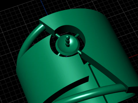 A100-37-rings 3D Print Model
