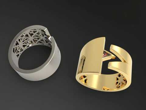 A100-39-rings 3D Print Model