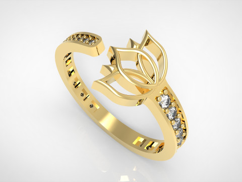 A100-41-rings Modello di stampa 3D