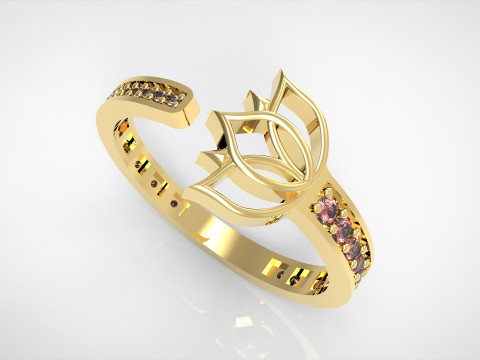 A100-41-rings Modello di stampa 3D