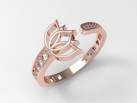 A100-41-rings Modello di stampa 3D