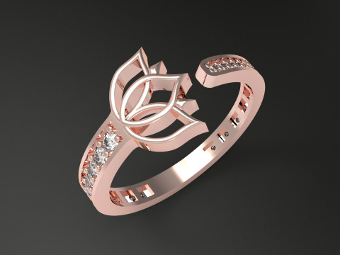 A100-41-rings Modello di stampa 3D