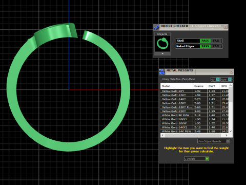 A100-41-rings Modello di stampa 3D