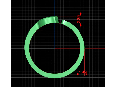 A100-41-rings 3D Print Model