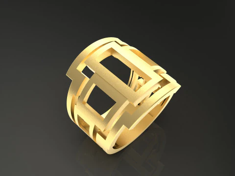 A100-45-rings 3D Print Model