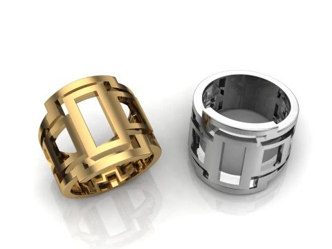 A100-45-rings 3D Print Model