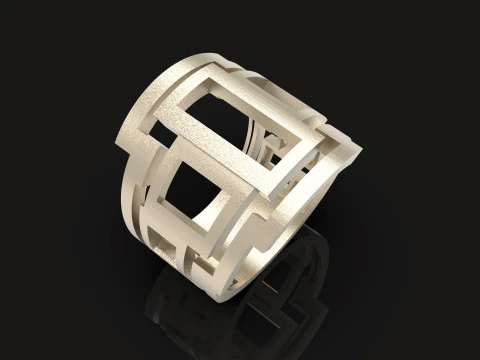 A100-45-rings 3D Print Model