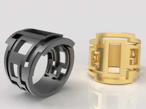 A100-45-rings 3D Print Model