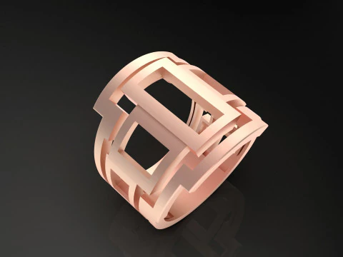A100-45-rings 3D Print Model