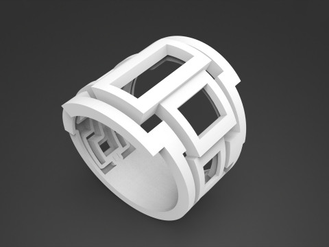 A100-45-rings 3D printmodel
