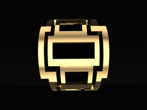 A100-45-rings 3D printmodel