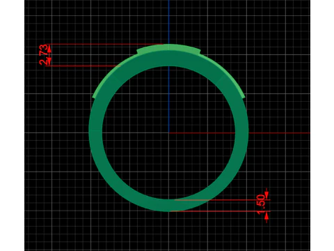 A100-45-rings 3D Print Model