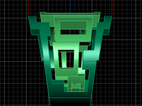 A100-45-rings 3D printmodel