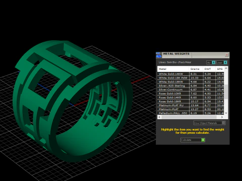 A100-45-rings 3D Print Model