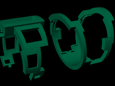 A100-45-rings 3D printmodel